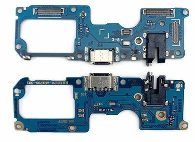 Роз'єм зарядки для Realme 7 Pro (RMX2170) на платі з мікрофоном та компонентами, Original PRC 615218 фото