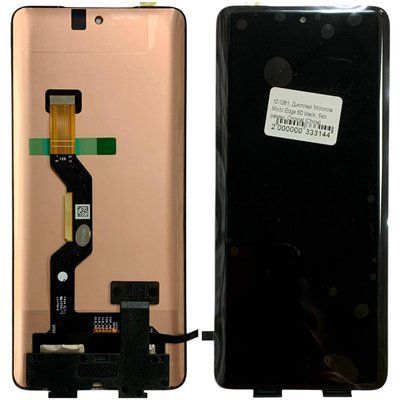 Дисплей для Motorola Moto Edge 60 з чорним тачскріном, Original (China) 101281 фото
