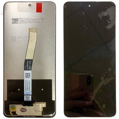 Дисплей для Xiaomi RedMi Note 9S | Note 9 Pro | Note 9 Pro Max з чорним тачскріном, Original (China) 1039771 фото
