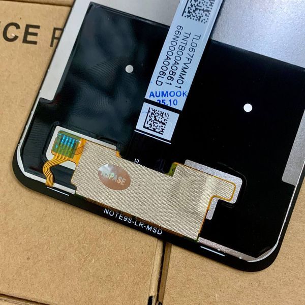 Дисплей для Xiaomi RedMi Note 9S | Note 9 Pro | Note 9 Pro Max з чорним тачскріном, Original (China) 1039771 фото