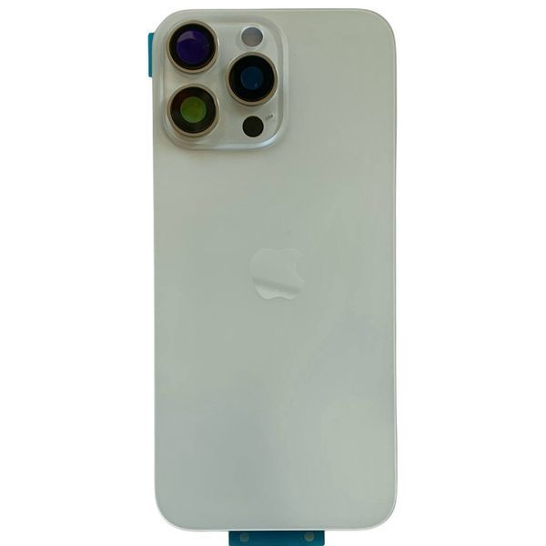 Задня кришка корпусу iPhone 16 Pro Max White (зі склом камери, MagSafe), Original (China) 561071 фото