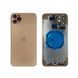 Корпус для iPhone 11 Pro Max Gold в зборі з тримачем SIM та кнопками, EU 105318 фото