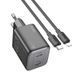 МЗП 2Port Hoco N42 2USB-C PD 45W Type-C to Lightning black 37976 фото 2