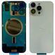 Задня кришка корпусу iPhone 16 Pro Max White (зі склом камери, MagSafe), Original (China) 561071 фото