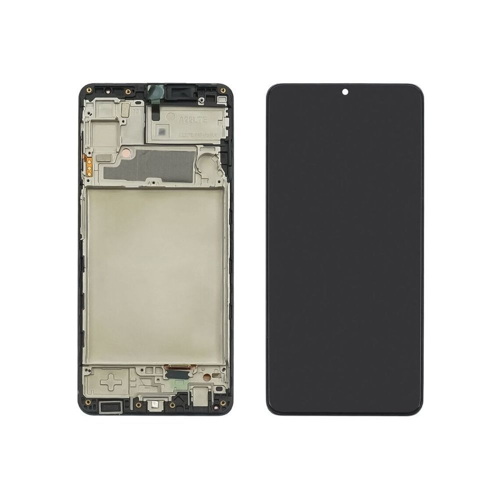 Дисплей для Samsung A225 Galaxy A22 (4G) (2021) з чорним тачскрином та корпусною рамкою GH82-25944A Original 49352 фото