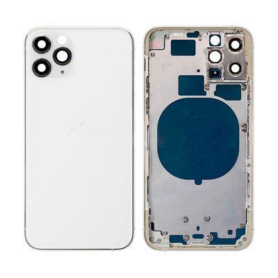 Корпус для iPhone 11 Pro White в зборі з тримачем SIM та кнопками, EU 1408530 фото