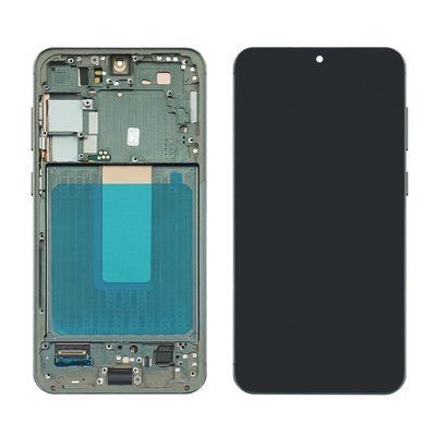 Дисплей для Samsung S916 Galaxy S23 Plus (5G) (2023) з чорним тачскрином та зеленою корпусною рамкою GH82-30477C Original Перевірено 49767 фото