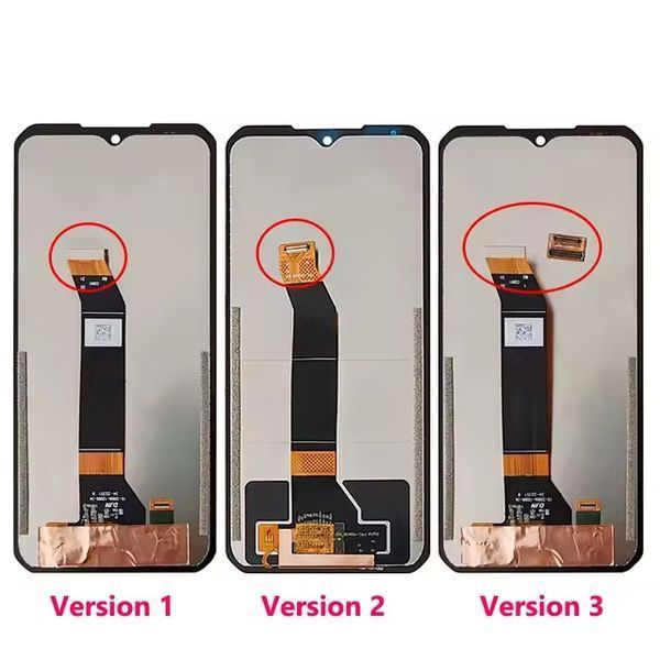 Дисплей для Doogee V30 | V30T | V31 GT з чорним тачскріном, Original (China) ver.2 125680_4 фото