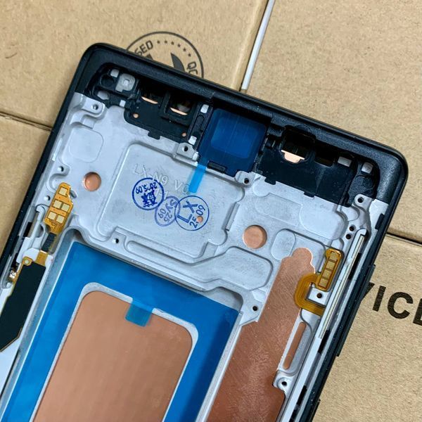 Дисплей для Samsung N960 Galaxy Note 9 з чорним тачскріном та корпусною рамкою, INCELL 1405389 фото