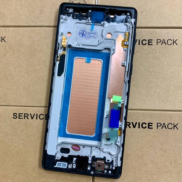 Дисплей для Samsung N960 Galaxy Note 9 з чорним тачскріном та корпусною рамкою, INCELL 1405389 фото
