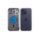 Корпус iPhone 14 Pro Deep Purple в зборі з тримачем SIM, кнопками, магнітами та сіткою, USA 9933658 фото