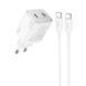 МЗП 2Port Hoco N42 2USB-C PD 45W Type-C to Type-C 37975 фото 2
