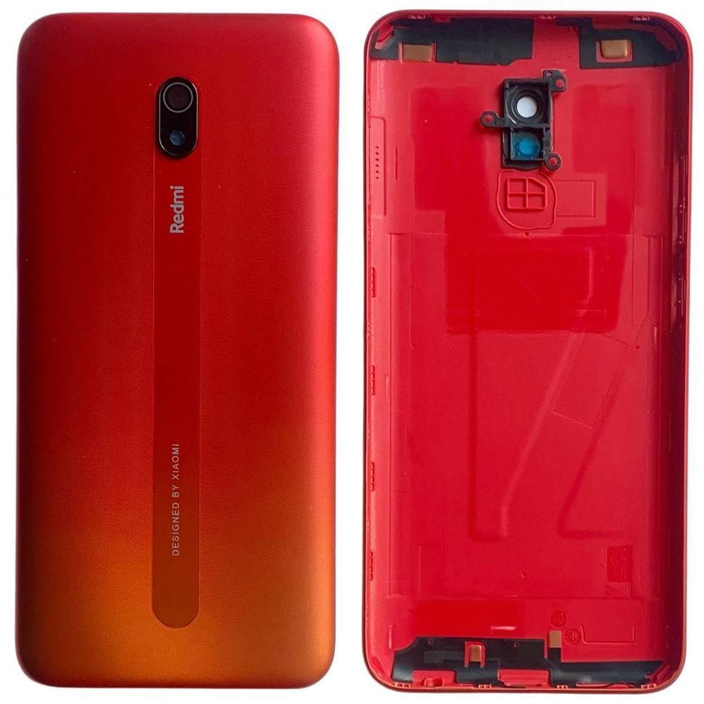 Задня кришка Xiaomi Redmi 8A red (зі склом камери) 0712269 фото