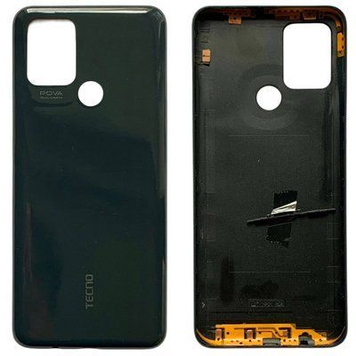 Задня кришка Tecno Pova black (без скла камери) 097615 фото