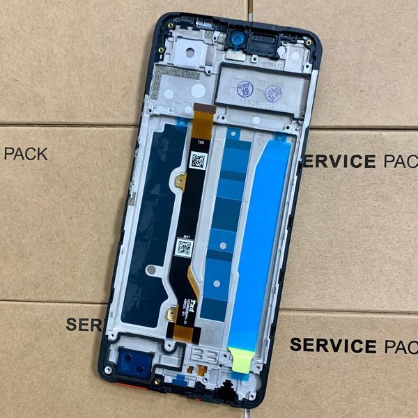 Дисплей для Infinix Hot 40 (X6836) з чорним тачскріном та корпусною рамкою, Original (China) 555723 фото