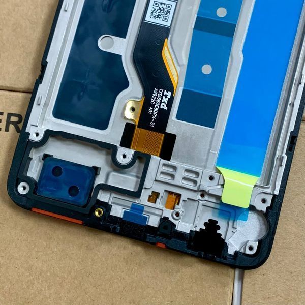 Дисплей для Infinix Hot 40 (X6836) з чорним тачскріном та корпусною рамкою, Original (China) 555723 фото