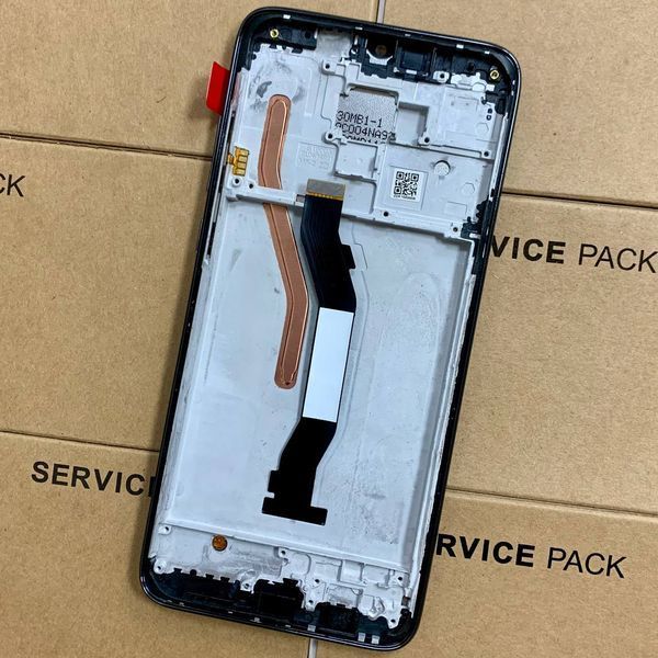 Дисплей для Xiaomi RedMi Note 8 Pro з чорним тачскріном та чорною корпусною рамкою, Original (China) 9860803 фото