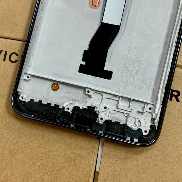 Дисплей для Xiaomi RedMi Note 8 Pro з чорним тачскріном та чорною корпусною рамкою, Original (China) 9860803 фото