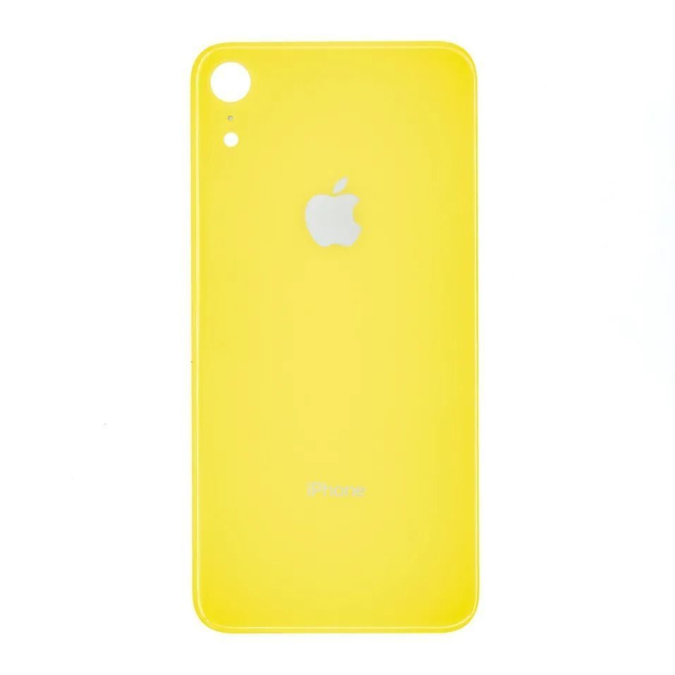 Задня кришка корпусу iPhone XR Yellow (великий виріз під камеру), Original (China) 1408645 фото