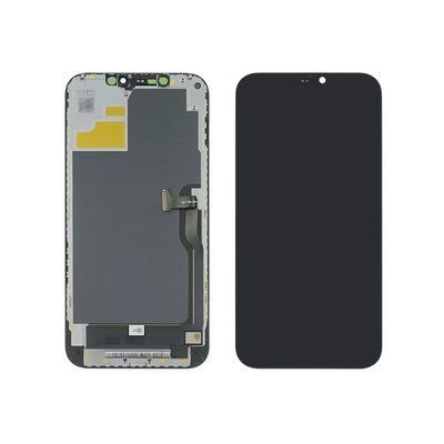 Дисплей для Apple iPhone 12 Pro Max з чорним тачскрином 60Hz (без помилки) JCID-OLED 50587 фото