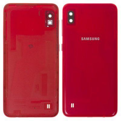 Задня кришка Samsung A105 Galaxy A10 2019 red (зі склом камери) 5945 фото