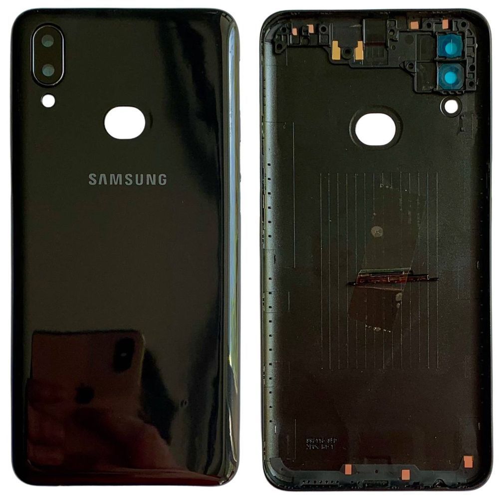 Задня кришка Samsung A107 Galaxy A10s 2019 black (зі склом камери) 6042 фото