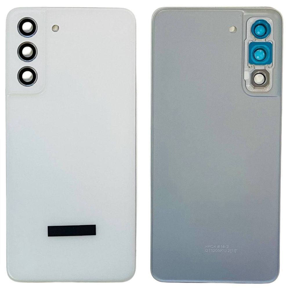 Задня кришка Samsung G990 Galaxy S21 FE white (зі склом камери) 6068 фото