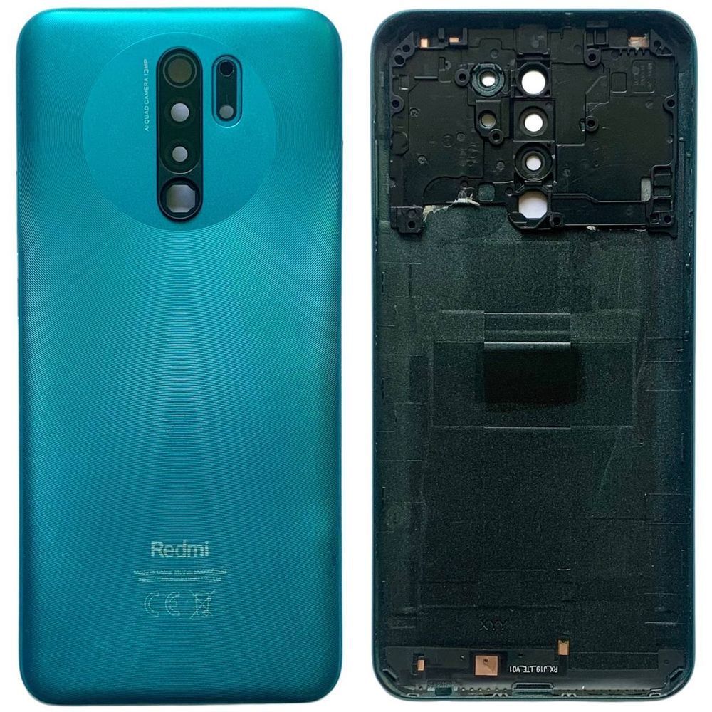 Задня кришка Xiaomi Redmi 9 green (зі склом камери) 0712273 фото