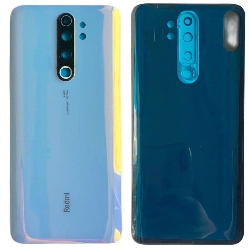 Задня кришка Xiaomi Redmi Note 8 Pro white (зі склом камери) 0712231 фото