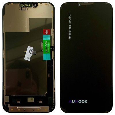 Дисплей для iPhone 13 Pro Max з чорним тачскріном, AUMOOK Prime SOFT OLED 90Hz (можна замінити мікросхему дисплею) 648194 фото