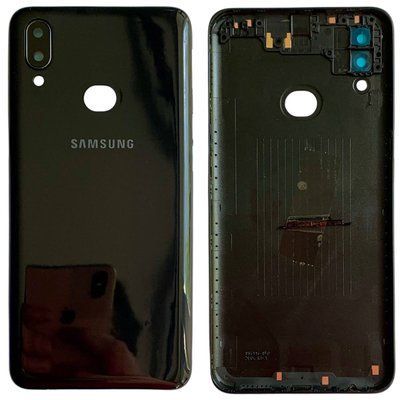 Задня кришка Samsung A107 Galaxy A10s 2019 black (зі склом камери) 6042 фото