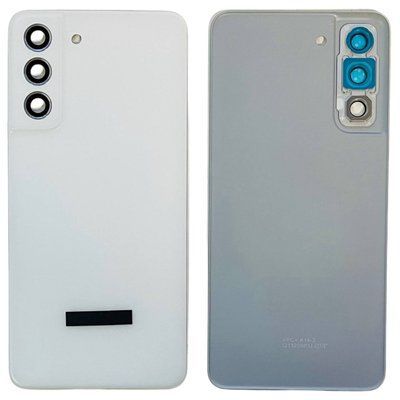 Задня кришка Samsung G990 Galaxy S21 FE white (зі склом камери) 6068 фото