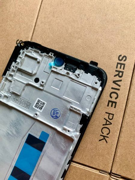 Дисплей для Xiaomi Redmi Note 12 4G з чорним тачскріном та корпусною рамкою, OLED 188943 фото