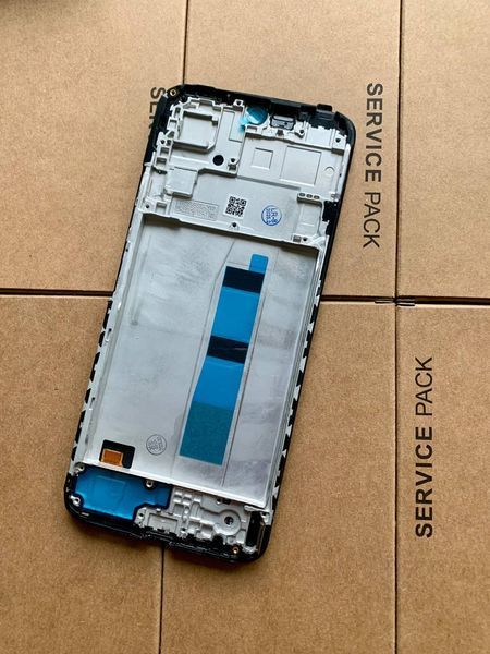 Дисплей для Xiaomi Redmi Note 12 4G з чорним тачскріном та корпусною рамкою, OLED 188943 фото