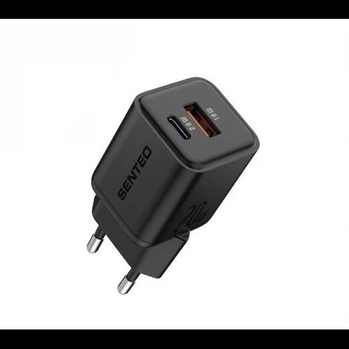 МЗП 2Port SENTEO Z-22 USB+USB-C 3A GaN PD 20W 40355 фото