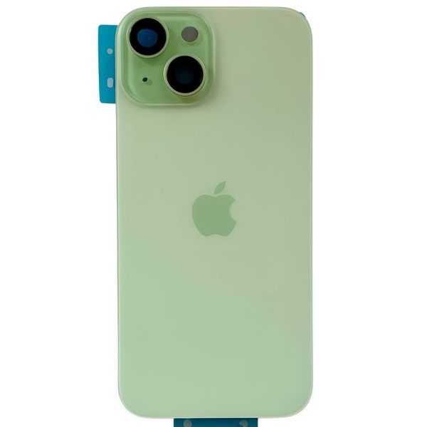 Задня кришка корпусу iPhone 15 Green (зі склом камери, MagSafe), Original (China) 648179 фото