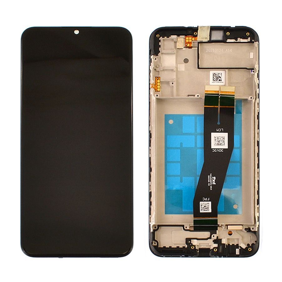 Дисплей для Samsung A025G Galaxy A02s (163х72,5mm) з чорним тачскріном, Original (China) 1119992 фото