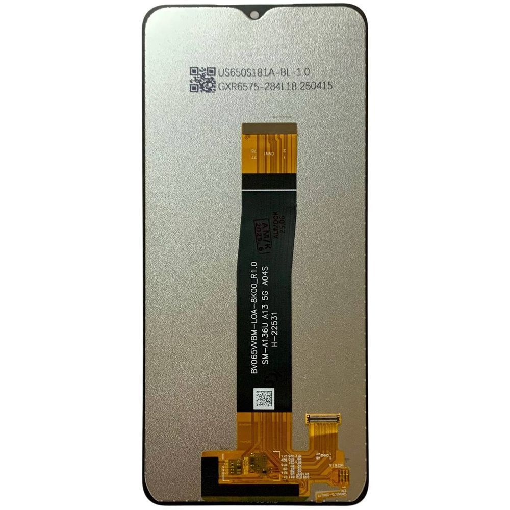 Дисплей для Samsung A136 A13 5G | A047 A04S (BV065WBM-LOA-8K00_R 1.0) з чорним тачскріном, Original (China) з чорним шлейфом 1405326 фото