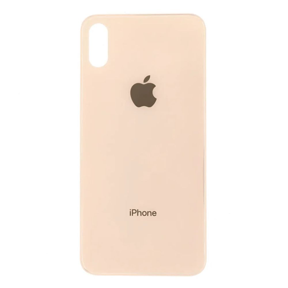 Задня кришка корпусу iPhone Xs Gold (великий виріз під камеру), Original (China) 110038 фото