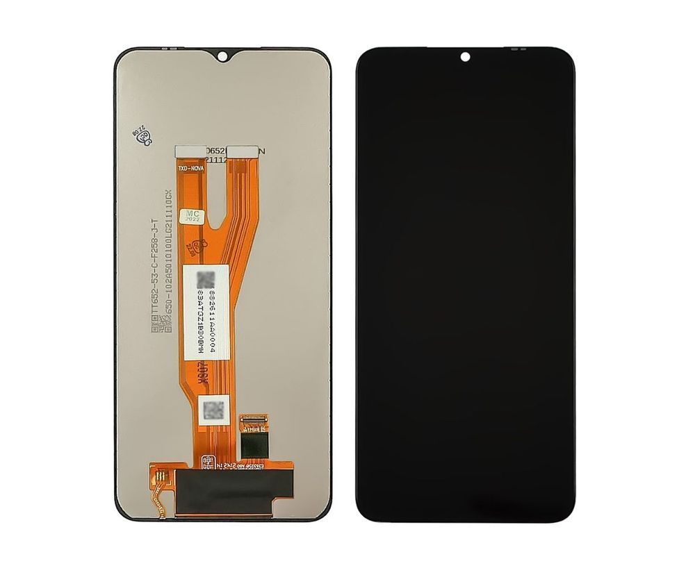 Дисплей для Samsung A032 Galaxy A03 Core 2021 з чорним тачскріном, IPS 1405319 фото