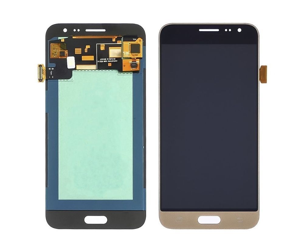 Дисплей для Samsung J320 Galaxy J3 (2016) з золотим тачскріном OLED 1015972 фото