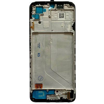 Дисплей для Xiaomi Redmi Note 10 4G (M2101K7AI, M2101K7AG) з чорним тачскріном і корпусною рамкою, OLED 395811_1 фото