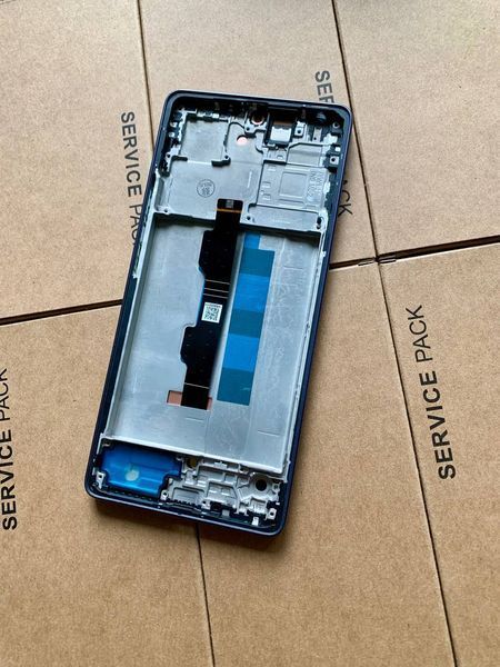 Дисплей для Xiaomi Poco M6 Pro 4G (23117RA68G, 2312FPCA6G) з чорним тачскріном та фіолетовою корпусною рамкою, OLED 9860758_2 фото