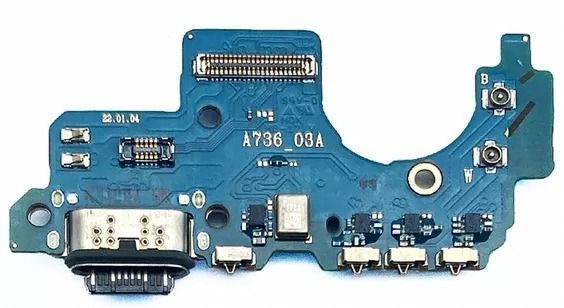 Роз'єм зарядки для Samsung A736B Galaxy A73 5G на платі з мікрофоном та компонентами, Original 062181 фото