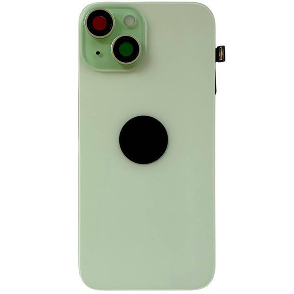 Задня кришка корпусу iPhone 15 Green (зі склом камери, MagSafe, NFC), Original (China) 648161 фото