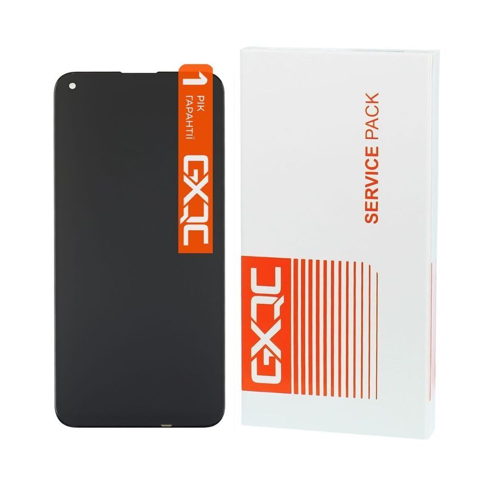 Дисплей для Huawei P40 Lite E (ART-L28, ART-L29, ART-L29N) з чорним тачскрином GXQC Service Pack 45237 фото