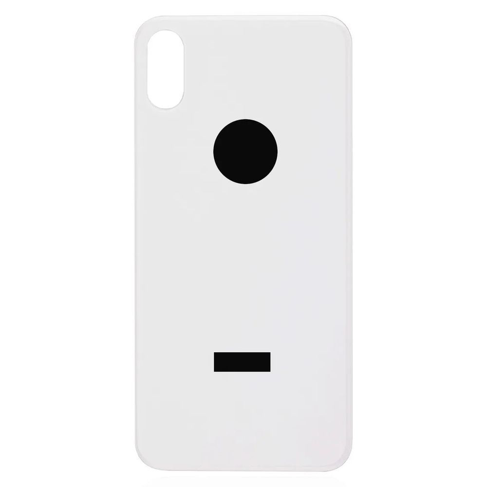 Задня кришка корпусу iPhone Xs White (великий виріз під камеру), Original (China) 110017 фото