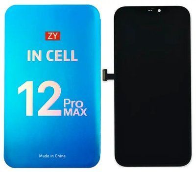 Дисплей для iPhone 12 Pro Max з чорним тачскріном, ZY-INCELL 1408698 фото