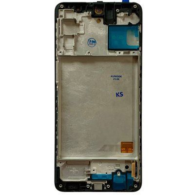 Дисплей для Samsung M317 Galaxy M31S з чорним тачскріном та корпусною рамкою, OLED 83371 фото