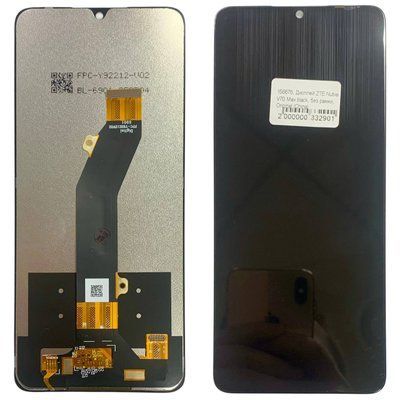 Дисплей для ZTE Nubia V70 Max (Z2467) з чорним тачскріном, Original (China) 156677_2 фото